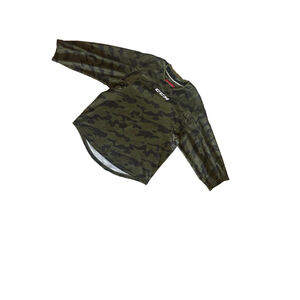 Boys CCM Camo Hockey Jersey L/XL Green Black